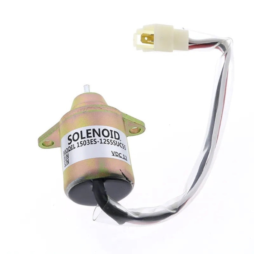 Fuel Stop Solenoid 119285-66500 fits Yanmar Komatsu 3D72N Engine Takeuchi TB014 Excavator